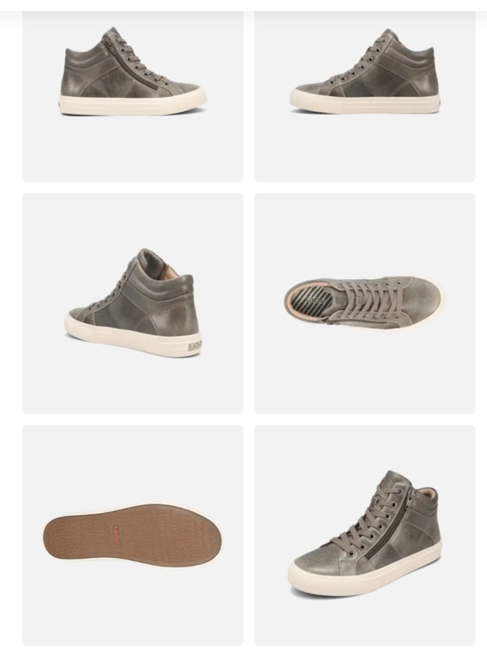 Taos Footwear Women's Winner High-Top Athletic Sneakers in olive